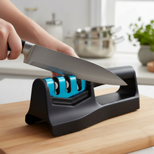 Kitchen Knife Sharpener – Handheld for Chefs & Serrated Knives (1 Pc, Chopper Not Included)