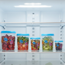 Plastic Transparent Container Air Tight Dabba Set (3000ml, 2000ml, 1000ml, 750ml, 500ml)