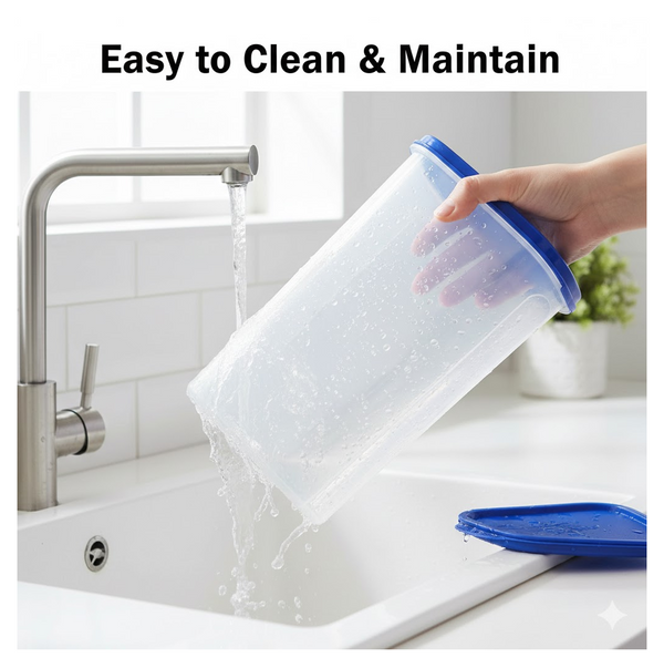 Modular Transparent Airtight Food Storage Container - 2000 ml