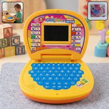 Kids educational laptop with colorful design for learning