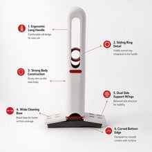 Self-squeeze mini mop with ergonomic handle for effortless cleaning