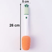 Size guide for various bottle brushes