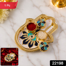 Pack of hand-shaped kankavati kumkum holders for religious ceremonies