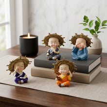 Baby monk Buddha decorative figurine set - image 8
