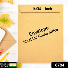 A large brown kraft envelope with 