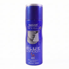 White background of 200ml men's body spray can