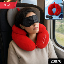 Neck pillow eye mask ear plugs
