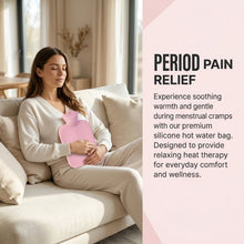 Reusable hot water bag for soothing warmth and period comfort
