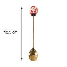 Size guide for Mix Golden Cartoon Spoon Set