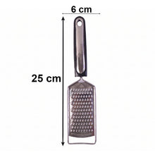 Size guide for stainless steel cheese grater