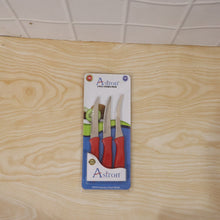 Peeling an apple with stainless steel knife