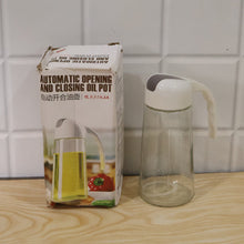 Glass auto open close oil dispenser bottle - image 9
