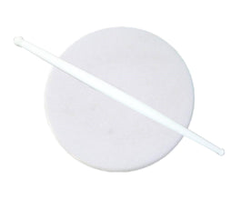 High-quality plastic rolling pin designed for easy and efficient chapati preparation.