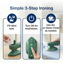  Mini Steamer Iron 2-in-1 Portable Travel Friendly - packaging shot