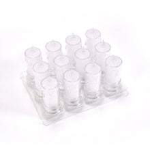 A single Melted Design Flameless Candle demonstrating its realistic flicker and safe LED light.