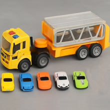 Realistic Long-Haul Toy Vehicle Transport Playset with Lights and Sound