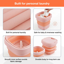 Portable Washing Machine, Foldable Washer and Dryer Combo (1 Set / Mix Color)