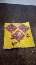 Decorative Shubh Labh Ganesh wall hanging set showcased on wall display