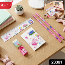 School stationery set with pencil pouch for kids