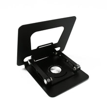 Top view of the sturdy aluminum alloy platform of the Phonixio laptop support.
