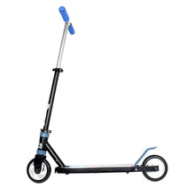 Children's scooter in motion showcasing its bright LED light-up wheels.