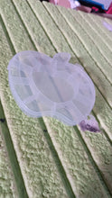 Transparent plastic apple box for small accessories