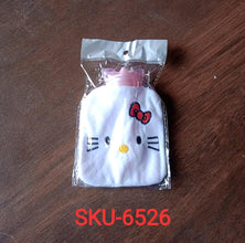 Hello Kitty hot water bottle with cover for pain relief