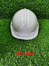 Industrial safety helmet with a strong shell, built to offer superior anti-smashing protection for workers.
