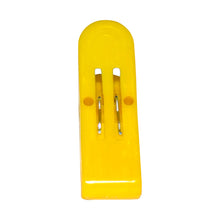 Plastic double pin clips for cloth drying with secure grip.