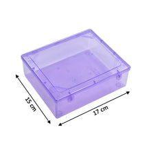 Lightweight plastic container with a secure snap-on lid for versatile storage.