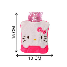 Pink Hello Kitty Small Hot Water Bag with Cover for Pain Relief