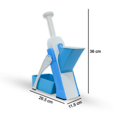 Multi-functional chopper with collection container.