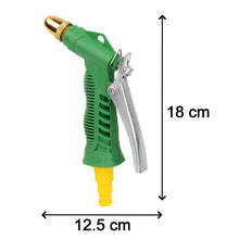 Heavy-duty hose nozzle for high-pressure water flow.