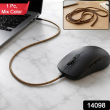 Spiral Cable Protector Sleeve for Mouse Cable, Flexible Cord Saver Wrap (1 Pc)