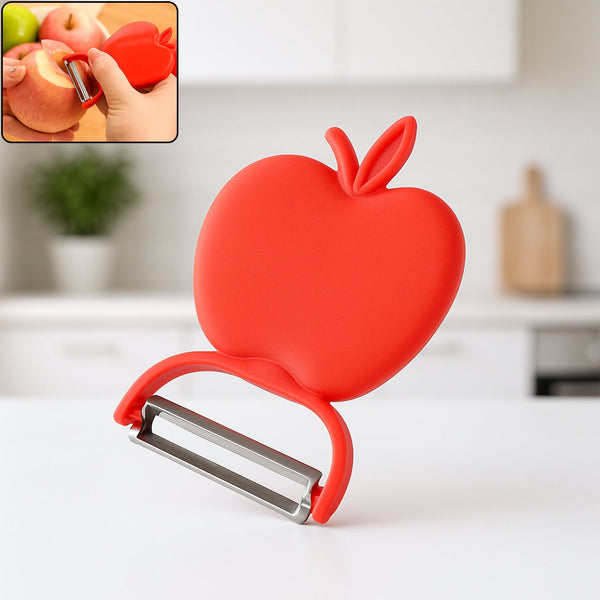 Apple Shaped Folding Peeler Vegetable Peeler for Kitchen, Home Fruit Peelers, Great for Peeling Potato, All Types of Vegetable