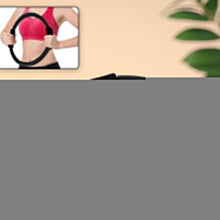 Pilates ring for fitness, yoga, and thigh exercises, home use.