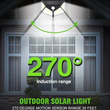 Stylish solar-powered security lamp enhancing a garden entrance.