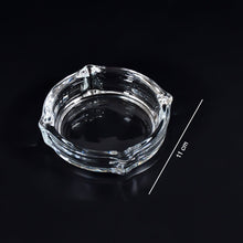 Stylish decorative crystal ashtray, enhancing modern home decor aesthetics.
