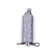 Extended silver magic cane, perfect for illusionists and stage acts.