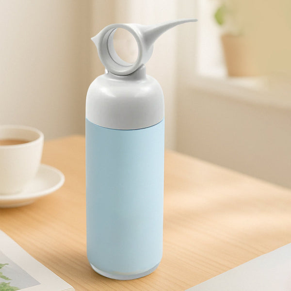 Stainless Steel Water Bottle With Handle Easy to Carry, Fridge Water Bottle, Leak Proof, Rust Proof, Hot & Cold Drinks, Gym Sipper BPA Free Food Grade Quality, Steel fridge Bottle For office/Gym/School (Approx 500 ML)
