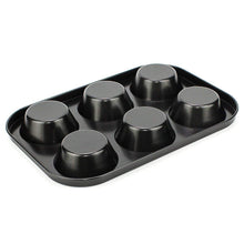 High-quality 6-cavity baking tray, ideal for oven safe bakeware.