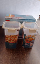 Durable airtight kitchen storage container for grains and snacks