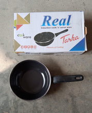 Lifestyle shot of the non-stick frying pan, ready for healthy, oil-free cooking.