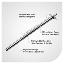 Stainless Steel Gas Lighter - Long Spark Kitchen Stoves & Restaurants (31 Cm / 1 Pc)