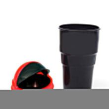 Mini trash bin for cars, multicolored, practical for keeping your vehicle clean.