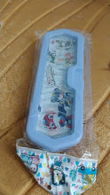 Empty plastic Kids Pencil Box ready to store pencils, erasers and school items.