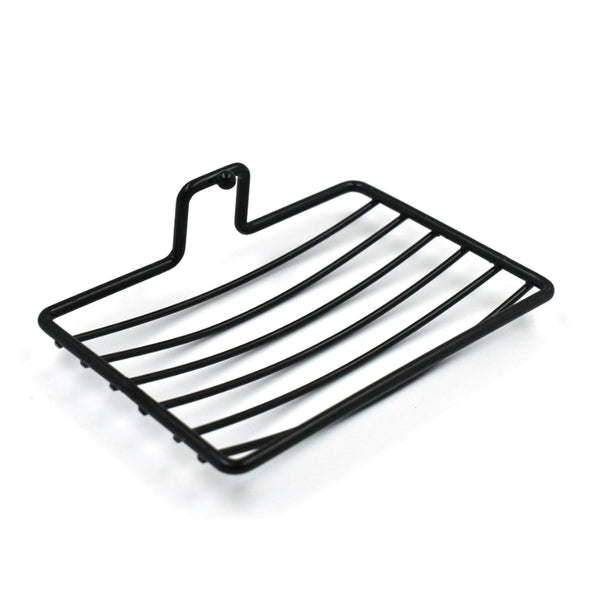 Two wall mount soap racks neatly installed in a modern bathroom, holding bar soaps.