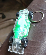 Cars Shape Keychain with On / Off Button LED Flashing Light (1 Pc)