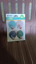Various angles of vibrant waterproof adhesive wall hooks for home organization