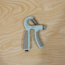 Close-up of non-slip grip on hand exerciser